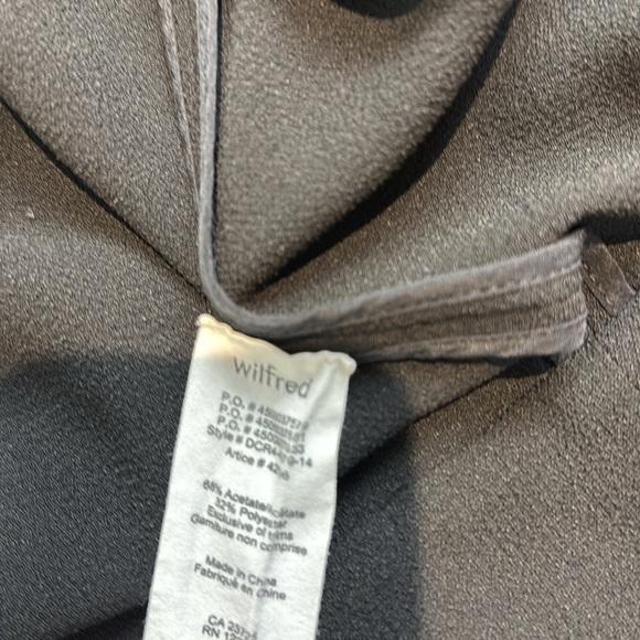 Wilfred Le Chevalier Black Blazer Relaxed Open-Front Design Size 00 - Picture 6 of 6